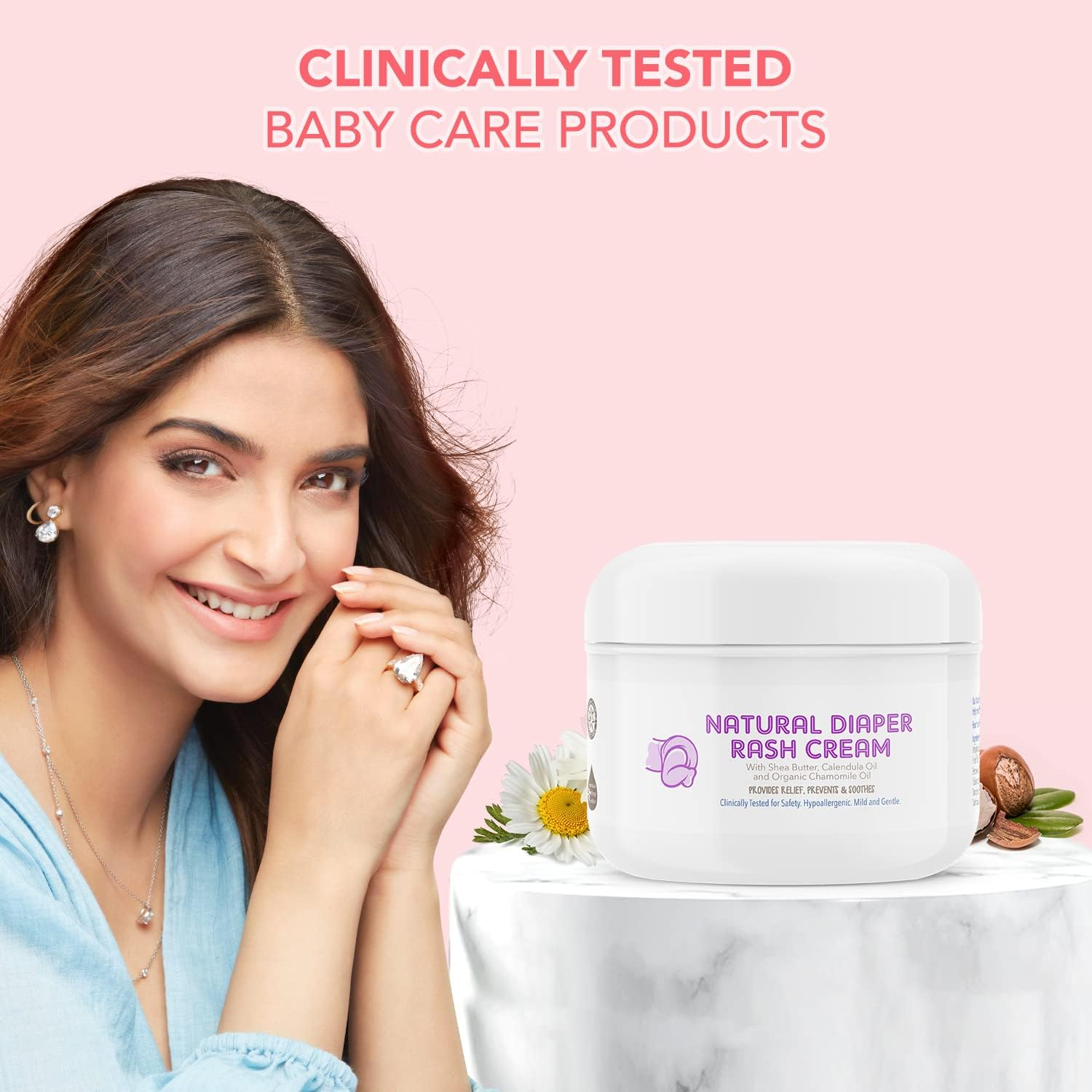 The Moms Co. Baby'S Diaper Rash Cream with Zinc Oxide, Chamomile and Jojoba Oils with Oat Protein (25 G) image number 2