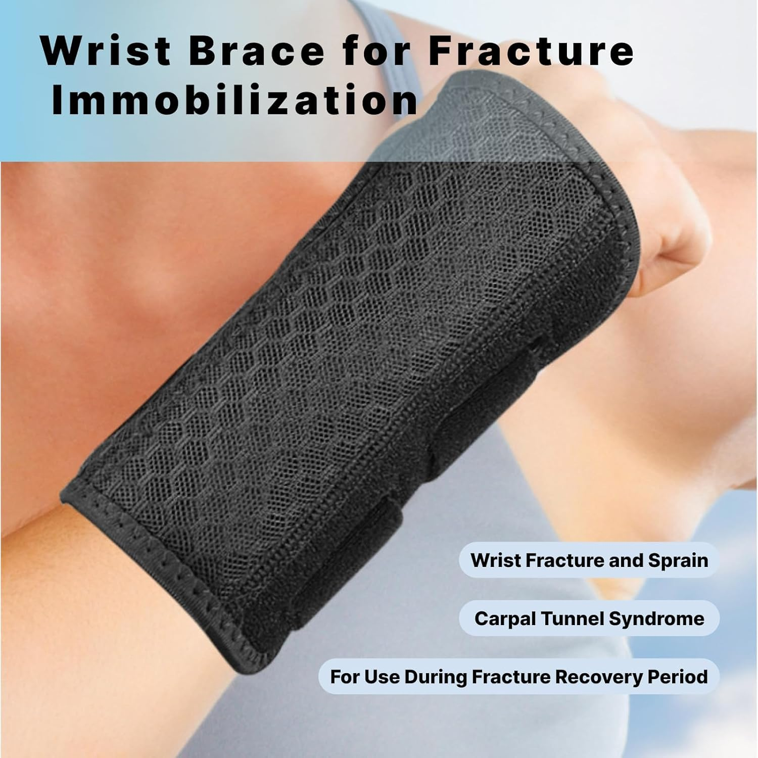 Carpal Tunnel Wrist Brace for Day & Night Support, Adjustable Splint for Women and Men, Left-Hand Wrist and Thumb Brace, Fo Tenosynovitis, Tendonitis, and Recovery image number 5