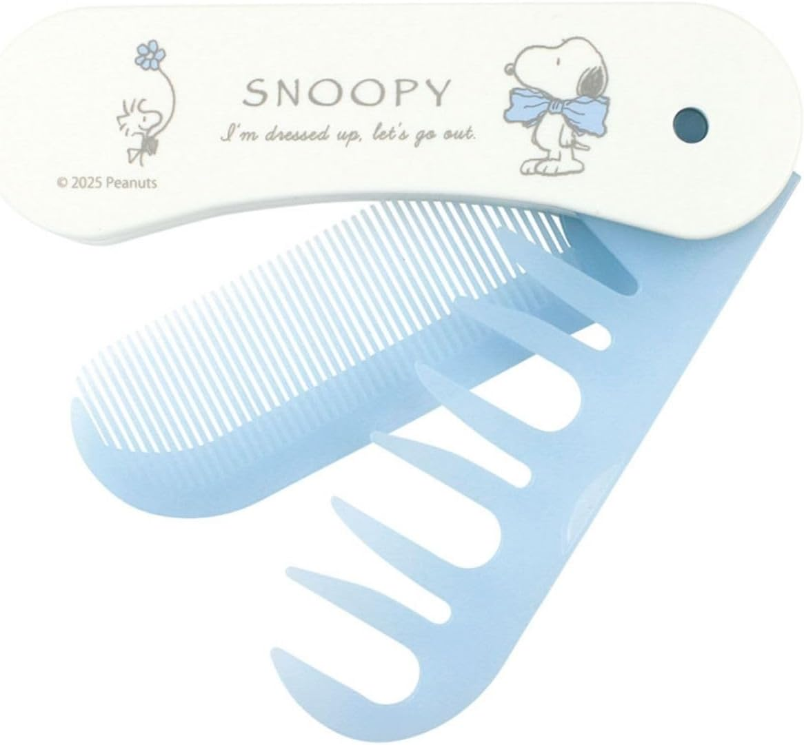Tee'S Factory Snoopy 2-Way Bangs Arrangement Comb, Snoopy & Woodstock, Approx. H1.4 X W4.3 X D0.6 Inches (35 X 112 X 14 Mm), SN-5548068SW image number 2