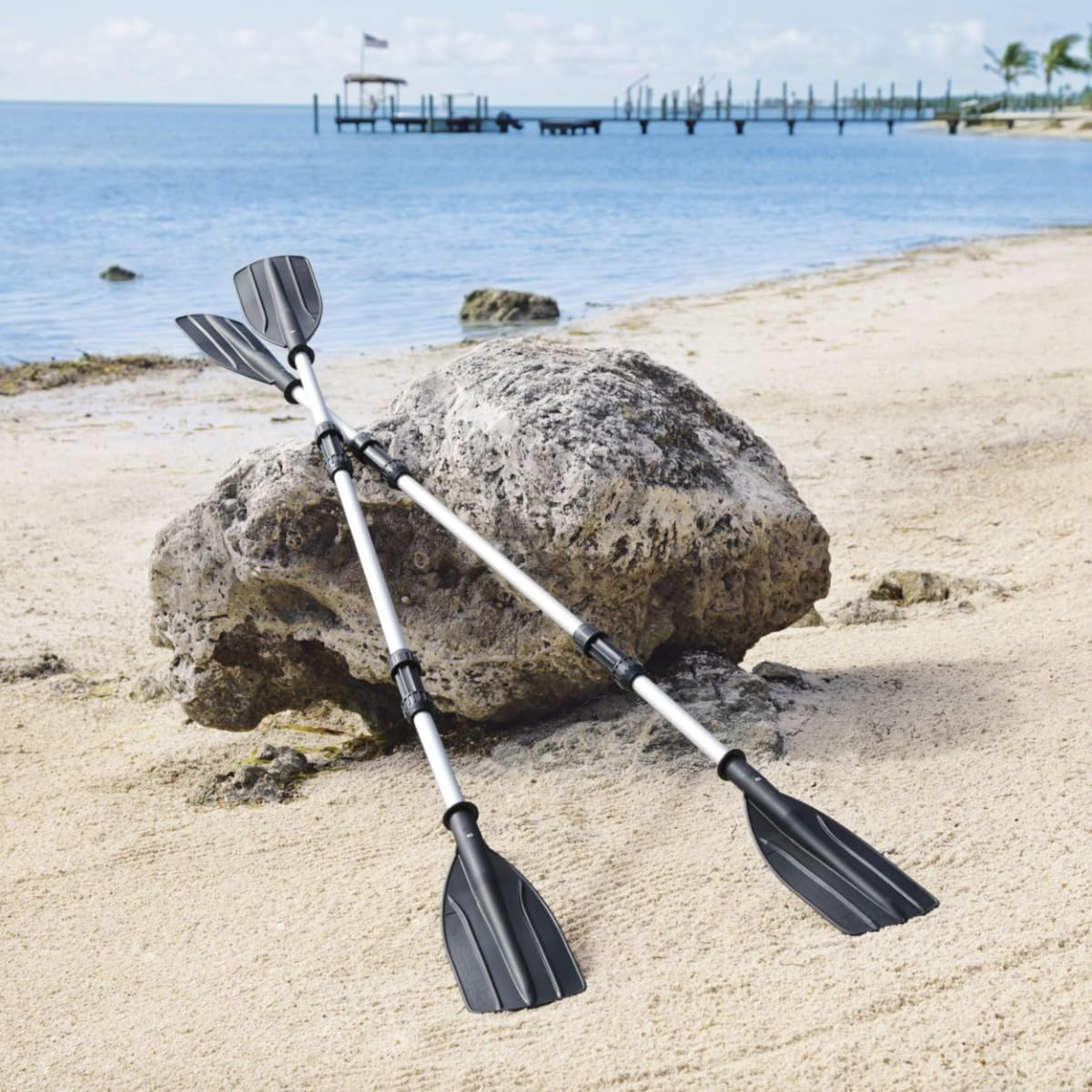 Bestway Aluminium Oars Sectional Aluminium Oars, 2 Piece - Kayak Paddle image number 3