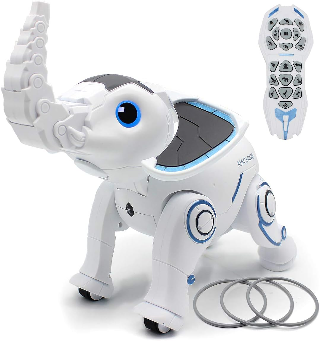 Mostop Robot Toys Remote Control Robotic Elephant RC Programming Interactive Robot Voice Control Intelligent Electronic Toys Walking Dancing for Boys Girls Age 6, 7, 8, 9, 10 and up Year Old image number 5
