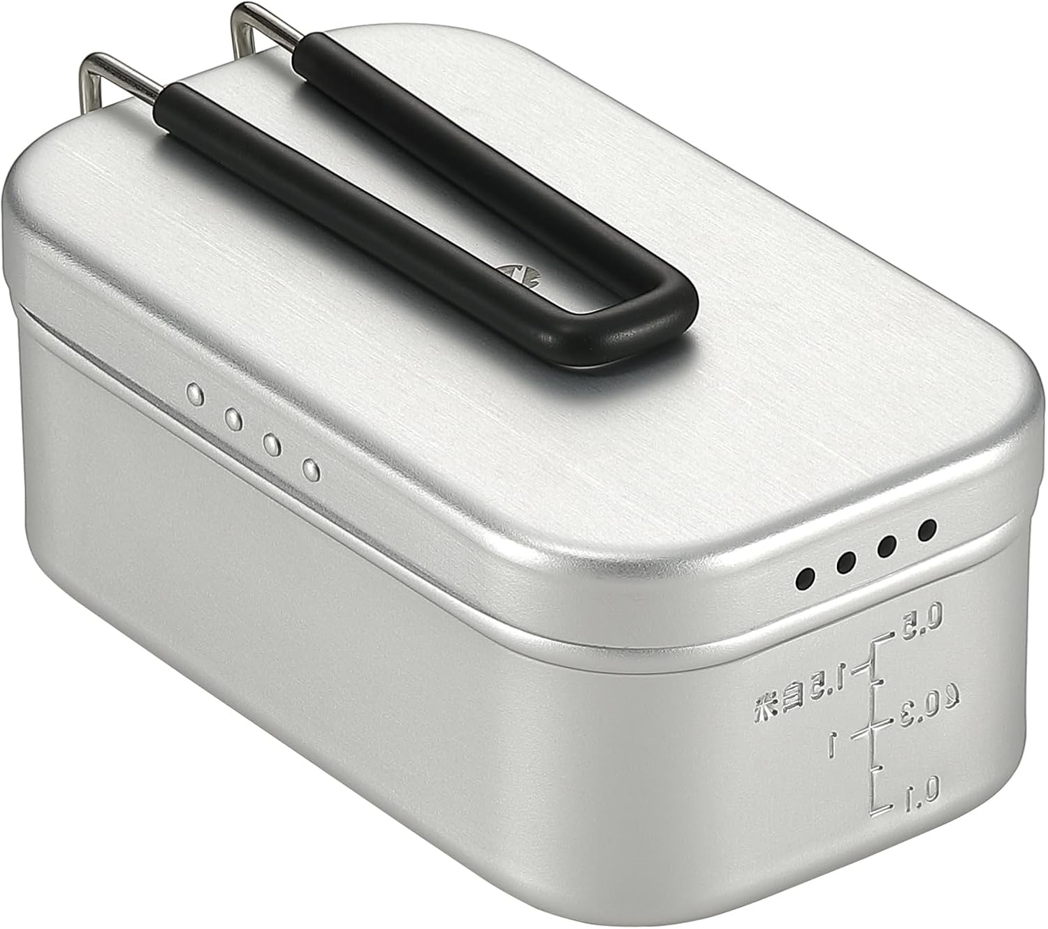 CAMPINGMOON Mess Tin 0.65L Aluminium Camping Cookware Extreme Thick S-1609 image number 3