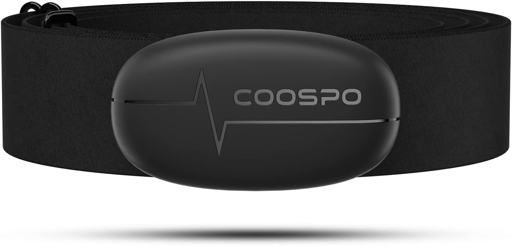 COOSPO Heart Rate Monitor Chest Strap Bluetooth4.0 ANT+ Heart Rate Monitor Strap HR Sensor with Chest Strap IP67 Waterproof Compatible with Peloton Zwift DDP Yoga Bike Computers Sports Watches