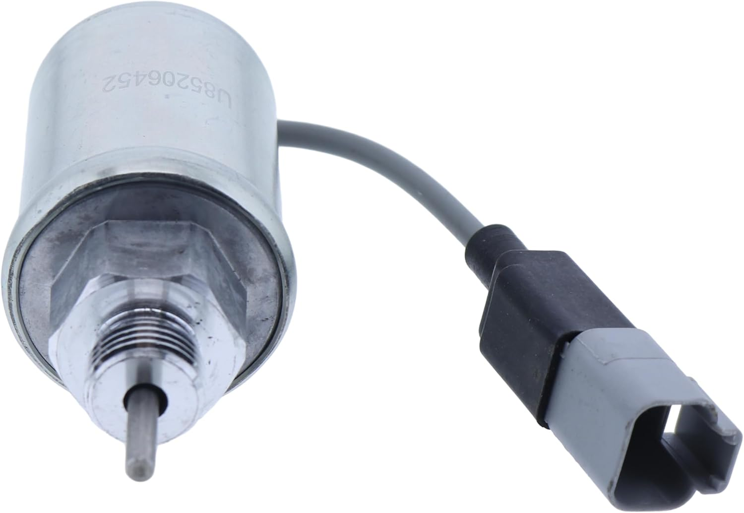 YLQASOON Fuel Shut off Stop Solenoid U85206452 U85206451 185206452 Compatible with Caterpillar Cat 216B 226B 3024 3024C 3013C 3034 Perkins Engine 402D 403D 404D 404C 403C image number 1