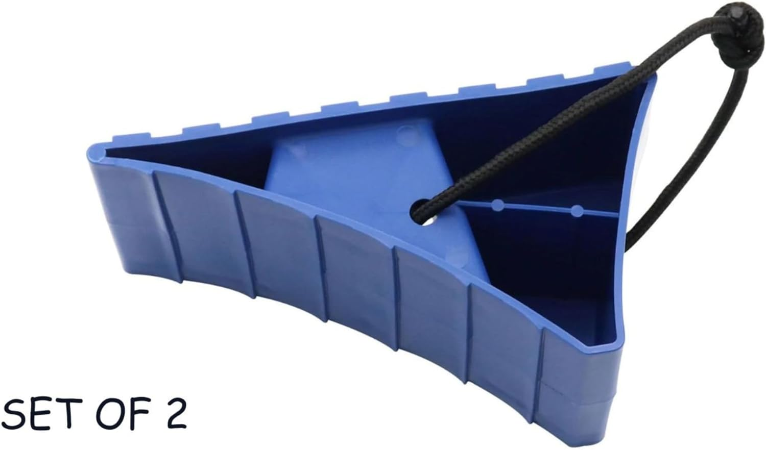 Wheel Chocks with Rope Coachworks Wheels RV Camper Strong Safety-Car Chocks, Tire Chocks, Trailer Solid Heavy Duty Wheel Chocks, Caravan Jockey Wheel Chock, Jockey Wheel Dock image number 2