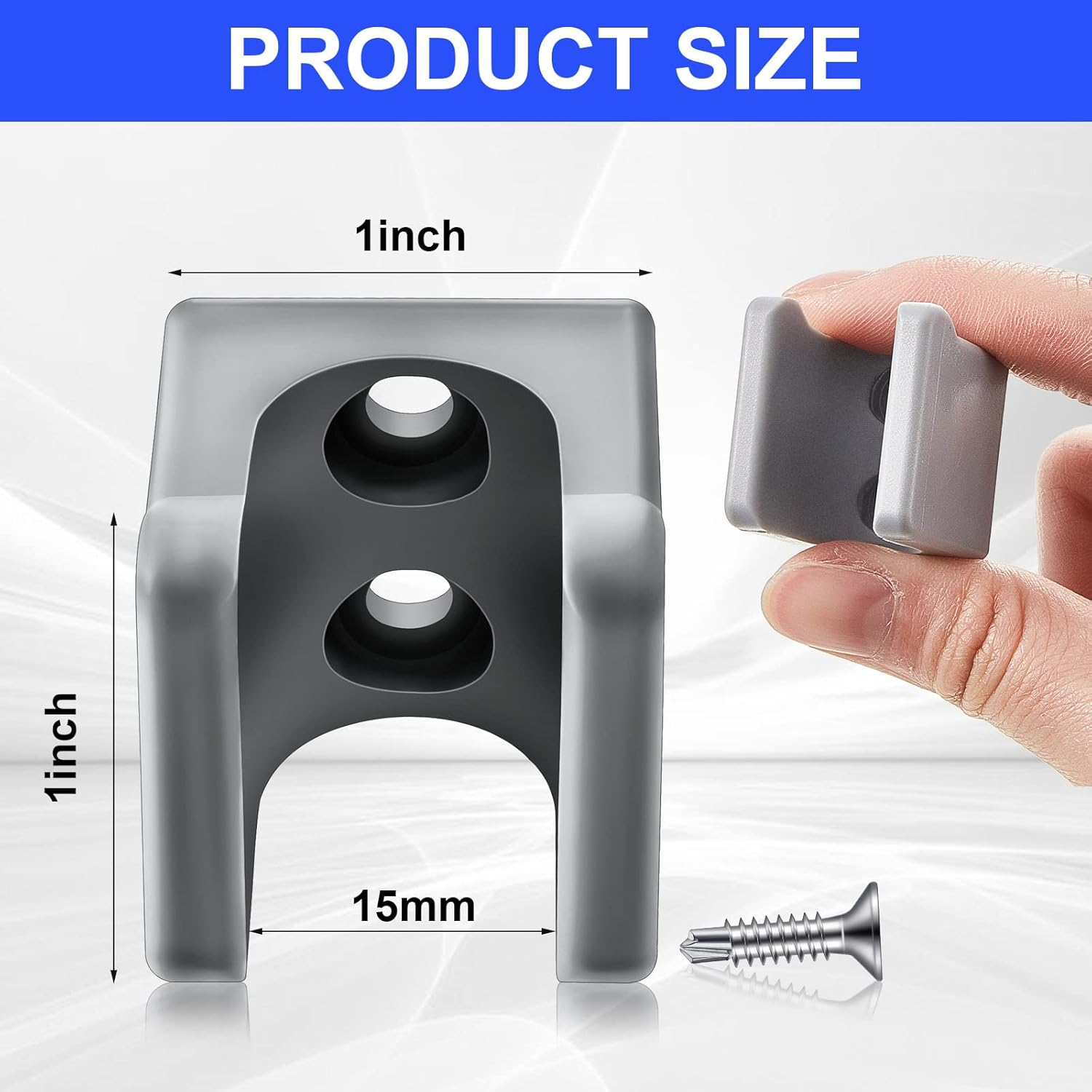 Deekin 30 Pcs Golf Club Holder Golf Club Rack Golf Storage Organizer for Garage Golf Club Hanger Golf Club Wall Mount with 60 Pcs Screws for Golf Clubs Wall Display, Grip up Type image number 3