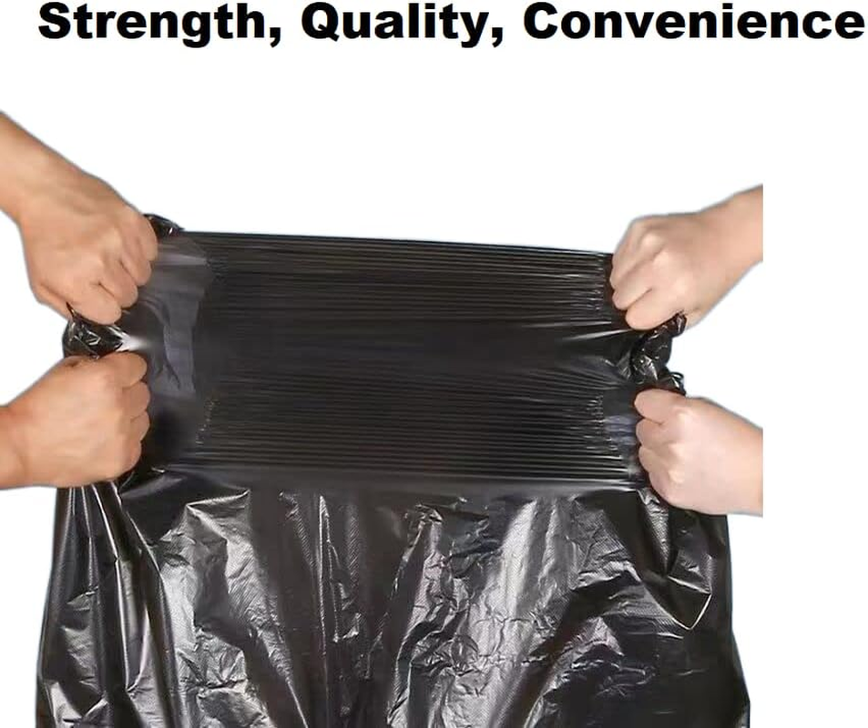 Itech-Smart 240L (47.24*55.11) 50Pcs Heavy Duty, Scent Free, Large and Expansive Trash Bags for Yard Waste, 1 Count