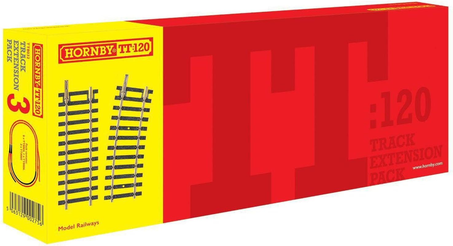 Hornby TT:120 Model Railway TT8032 Track Pack 3 Track Pieces image number 3