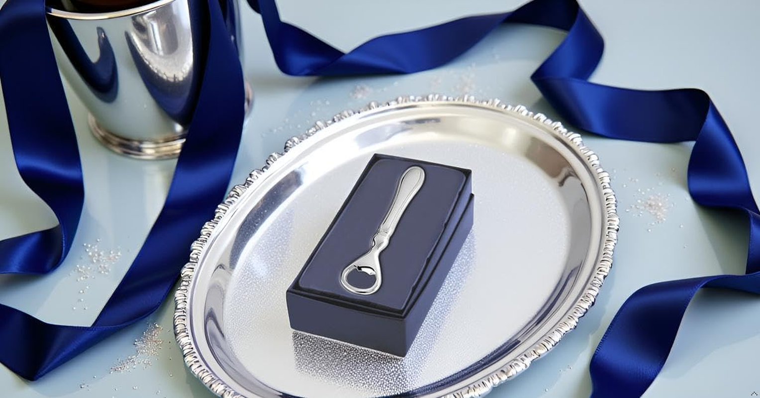 SILBERKANNE Bottle Opener Bottle Opener L 12 Cm Premium Silver Plated Elegant Silver-Plated in Top Workmanship image number 5