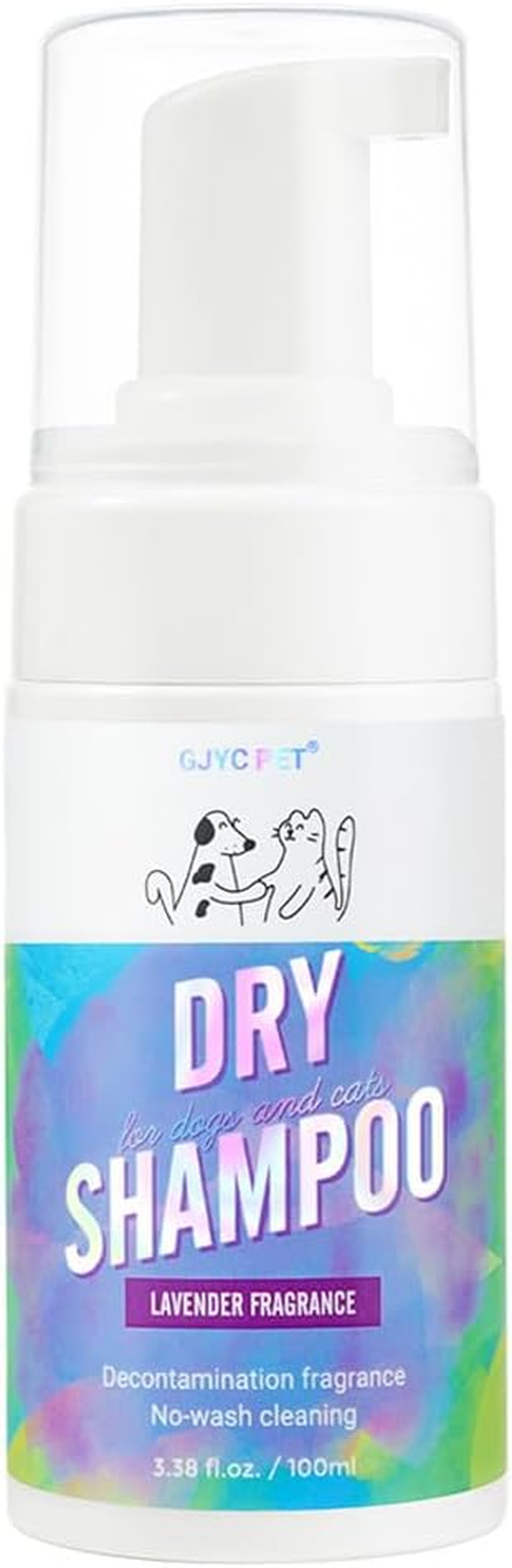 Waterless Pet Dry Shampoo with Lavender Fragrance, No-Rinse Foam Cleanser for Dogs and Cats, 100Ml image number 5