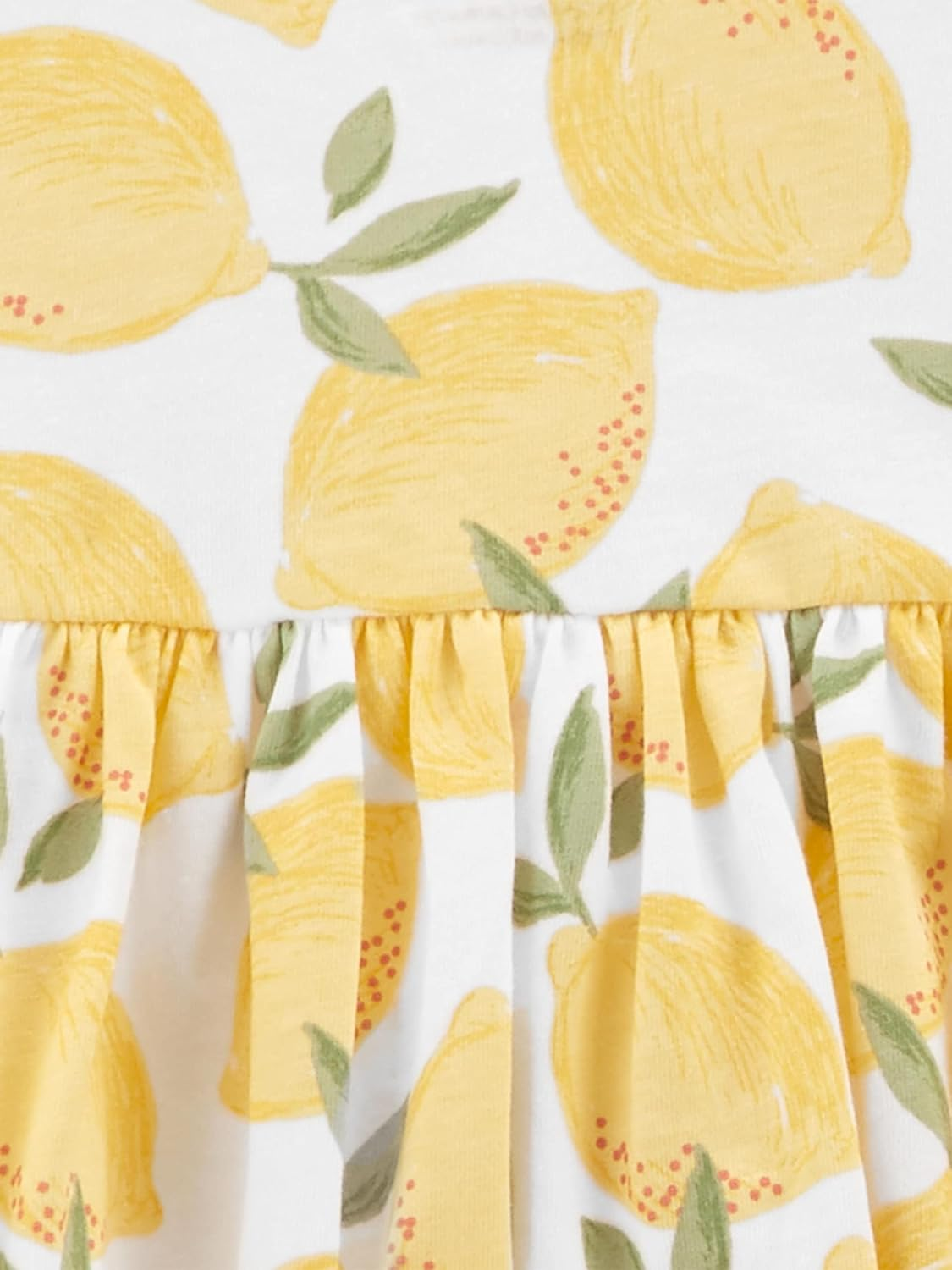 Simple Joys by Carter'S Girls' Short-Sleeve and Sleeveless Dress Sets, Pack of 2, Dusty Blue/White Lemon, 6 image number 1