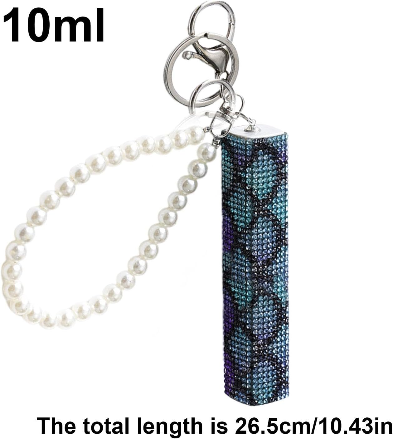 Nuyhgtr Empty Refillable Perfume Bottle, Rhinestone Perfume Bottle, 10Ml Perfume Spray Bottle, Creative Perfume Dispenser, Travel Perfume Bottle, for Travel, Parties, Datings, and Business Occasions