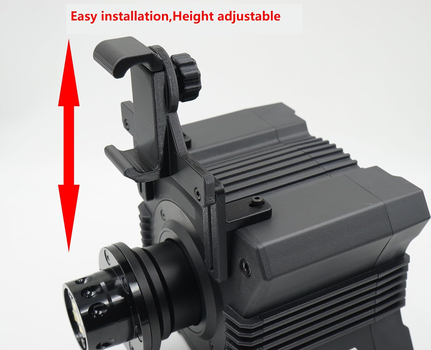 SIMPUSH Universal Adjustable Phone Holder Mount Stand Compatible with MOZA R5 R3 R9 R12 Base - Sturdy Clamp, Easy Install image number 3