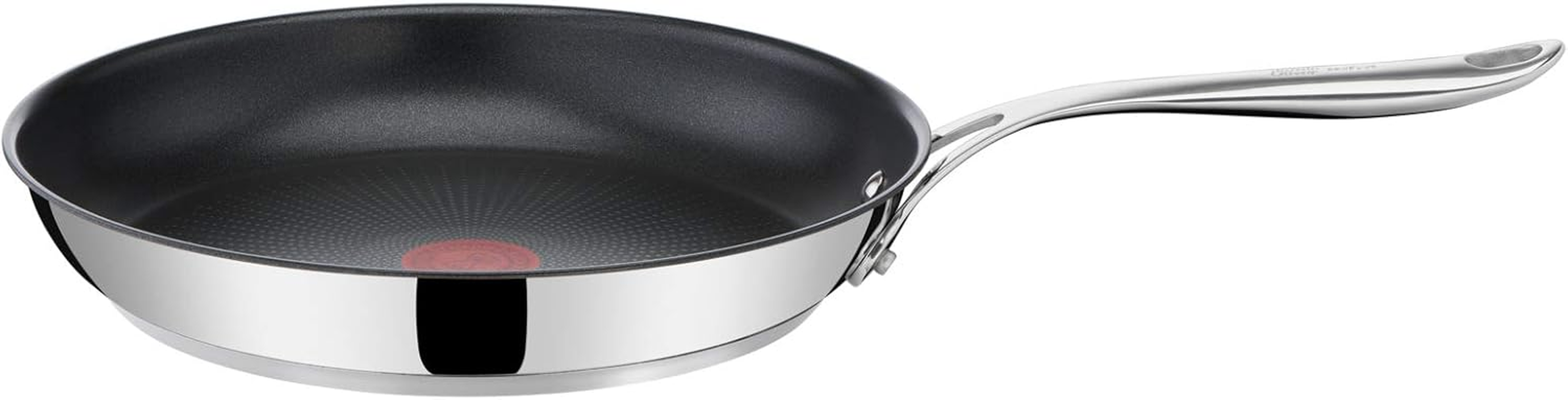 Tefal Jamie Oliver Cook'S Direct Stainless Steel Frying Pan, 24 Cm, Non-Stick Coating, Heat Indicator, Riveted Safe-Grip Handle, Induction Hob Compatible, E3040444 image number 4