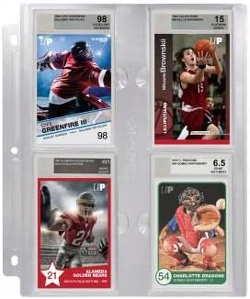 Ultra Pro 4-Pocket Pages for PSA Slabs image number 3