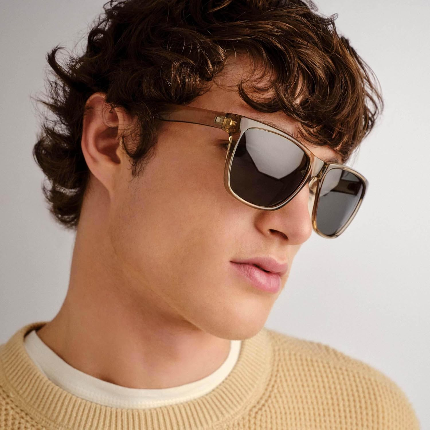 Cancer Council Male Bondi Clear D-Frame Sunglasses image number 1