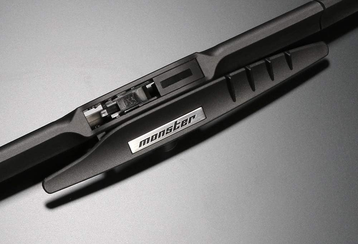 MONSTER SPORT 763500-3900M Aero Wiper Blade Set, 16.7/16.7 Inches (425/425 Mm), Every Wagon [DA17W] and Other Wiper Blades image number 2