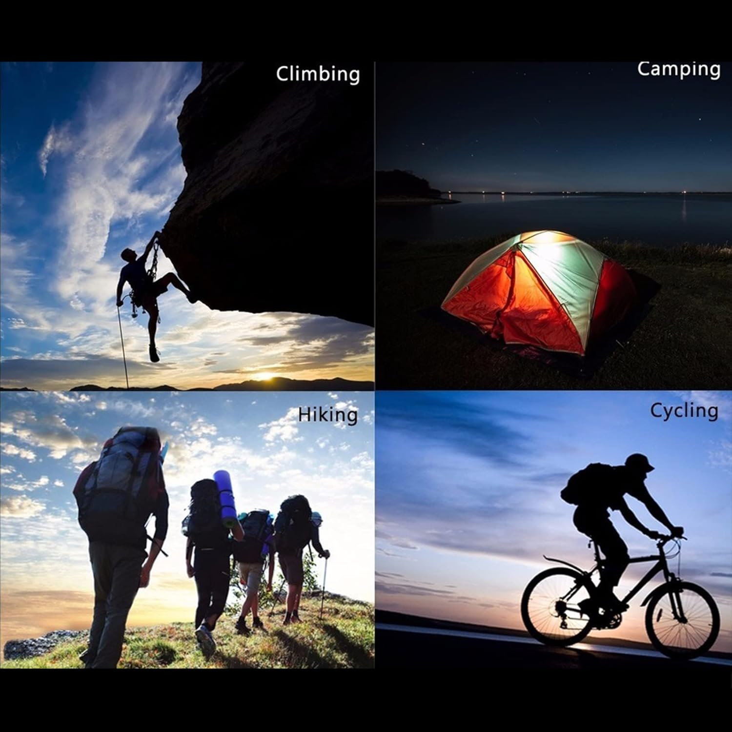 Hiking Backpack 15L Ultralight Molle Tactical Backpack 800D Oxford Military Hiking Bicycle Backpack Outdoor Sports Cycling Climbing Bag,6,One Size image number 3