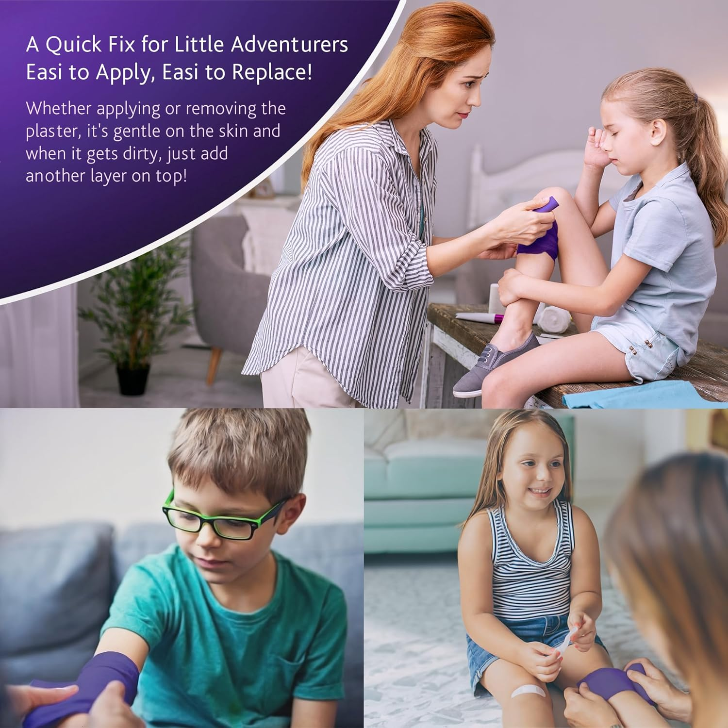 Reliance Medical Self-Adhesive Bandage Wrap &ndash; Easy-Tear, Stretchy & Washproof, Pain-Free Removal, Sticks to Itself, Quick Application for Wounds, Sports & First Aid, Hypoallergenic & Latex-Free, 5M Roll image number 5