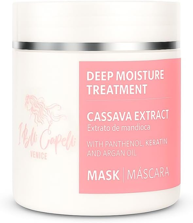 Ibelli Capelli Venice Cassava Extract Argan Oil Hair Mask (17.6 Oz (500 Ml)) image number 2