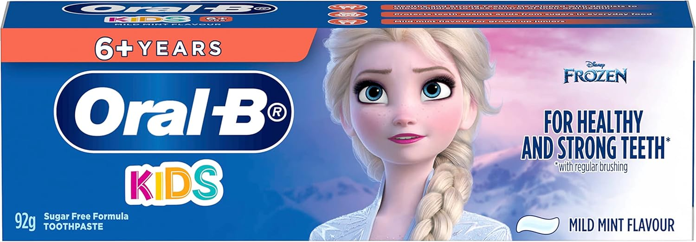 Oral-B Kids Toothpaste Frozen 6+ Years, 92G (Pack of 3) image number 4