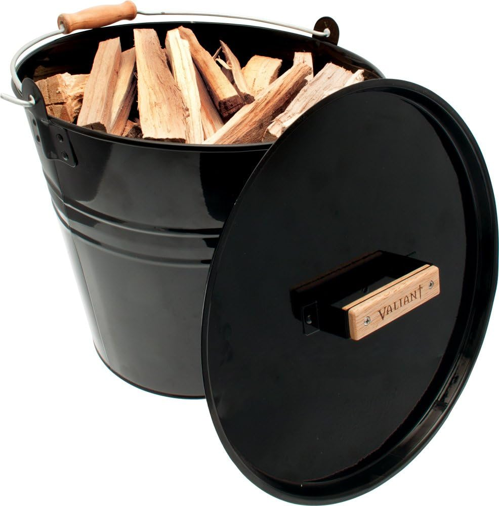 Valiant Fireside Kindling, Log, Coal & Fuel Storage Skuttle Bucket (FIR243) image number 2