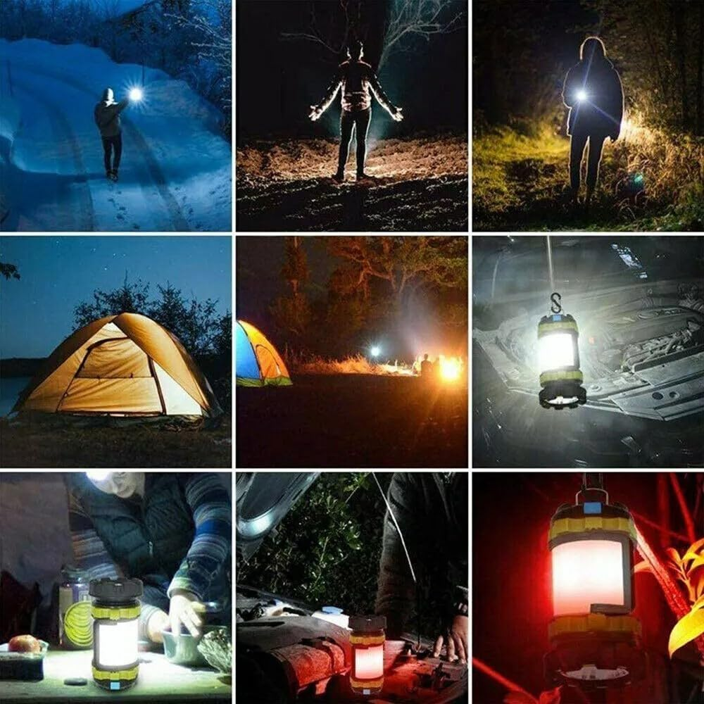 TAVICE Rechargeable LED Camping Lantern Outdoor Tent Light Lamp & Power for Phone image number 1