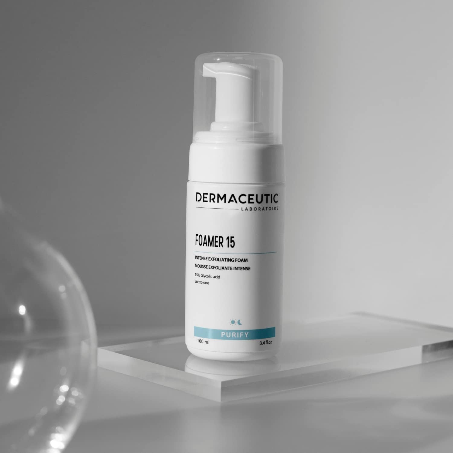 Dermaceutic Foamer 15 - Gentle Foaming Cleanser - Brightening Face Wash - Exfoliating Cleanser for a Clear and Bright Complexion - 100Ml image number 1