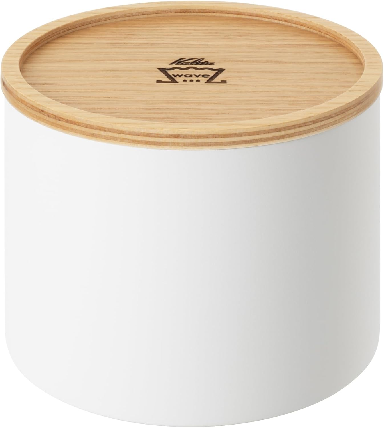 Carita Kalita Wave Filter Case with Wooden Lid to Keep Dust and Odor Away