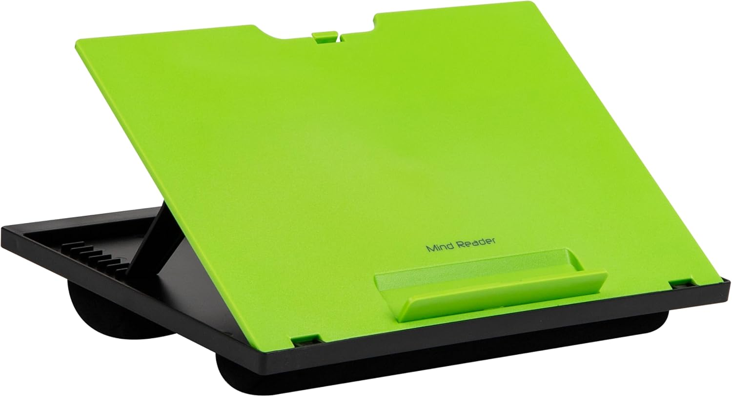 Mind Reader LTADJUST-GRN Adjustable 8 Position Top Desk with Cushions, Monitor, Laptop Lap Holder, Green - Blue image number 4