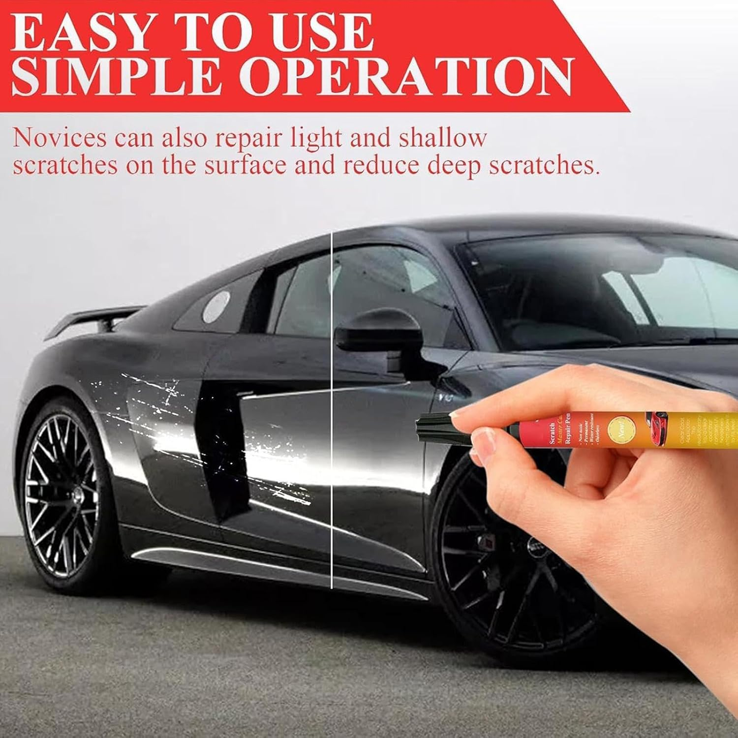 Car Paint Pen | Car Touchup Paint,Color-Accurate Magic Vehicle Scratch Removal Pens, Quick and Easy Fix image number 6