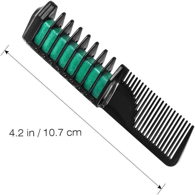 6 Colors Hair Chalk Hair Chalk Color Comb Temporary Halloween Hair Color Cream Non-Toxic Washable with Shawl for Kids Party image number 3