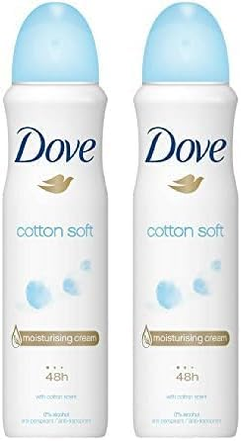 Dove Cotton Soft Body Spray for Woman, 150 Ml (Pack of 2) image number 4
