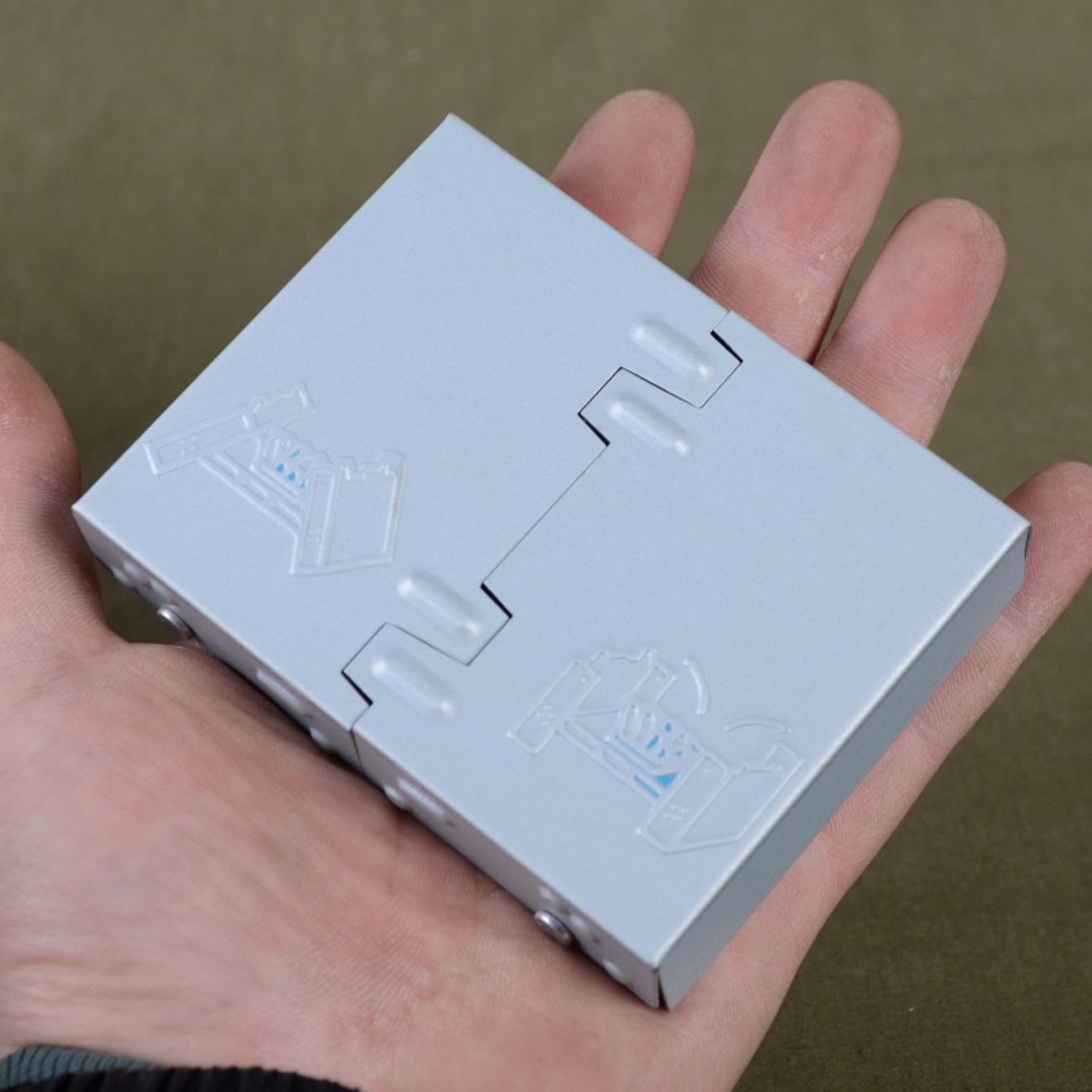 Pocket Size Folding Stove Portable Solid Fuel Stove, Foldable Stove Alcohol Oven Burner Thickened Solid Alcohol Fuel Mini Camping Stove for Solo Outdoor Camping Hiking Picnic image number 2