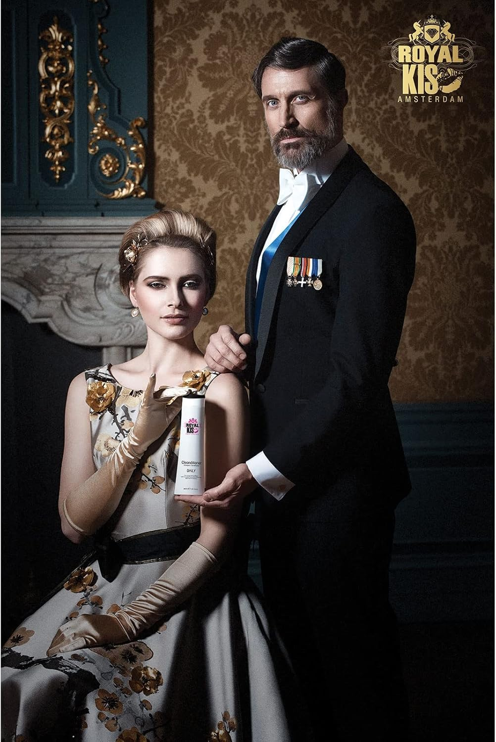 Royal KIS Repair Cleanditioner - 2 in 1 Shampoo & Conditioner - 1000 Ml - Damaged and Chemically Treated Hair - with Keratin - Silicone Free