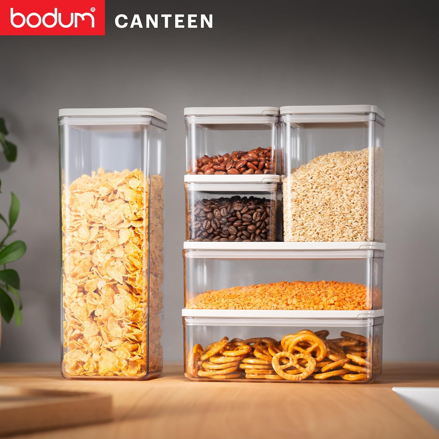 Bodum Canteen Set of 6 Jars 2 X 1 Litre / 1 X 1.2 L / 2 X 0.5 L / 1 X 2.6 L image number 5
