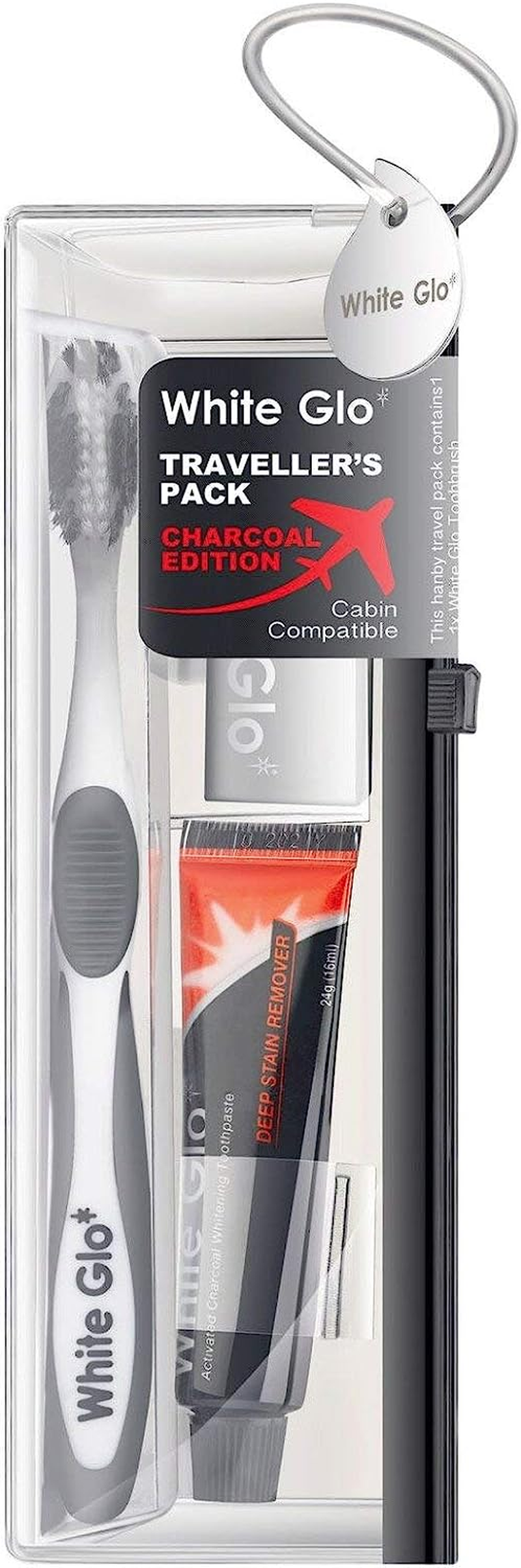 White Glo Charcoal Traveller&rsquo;S Pack