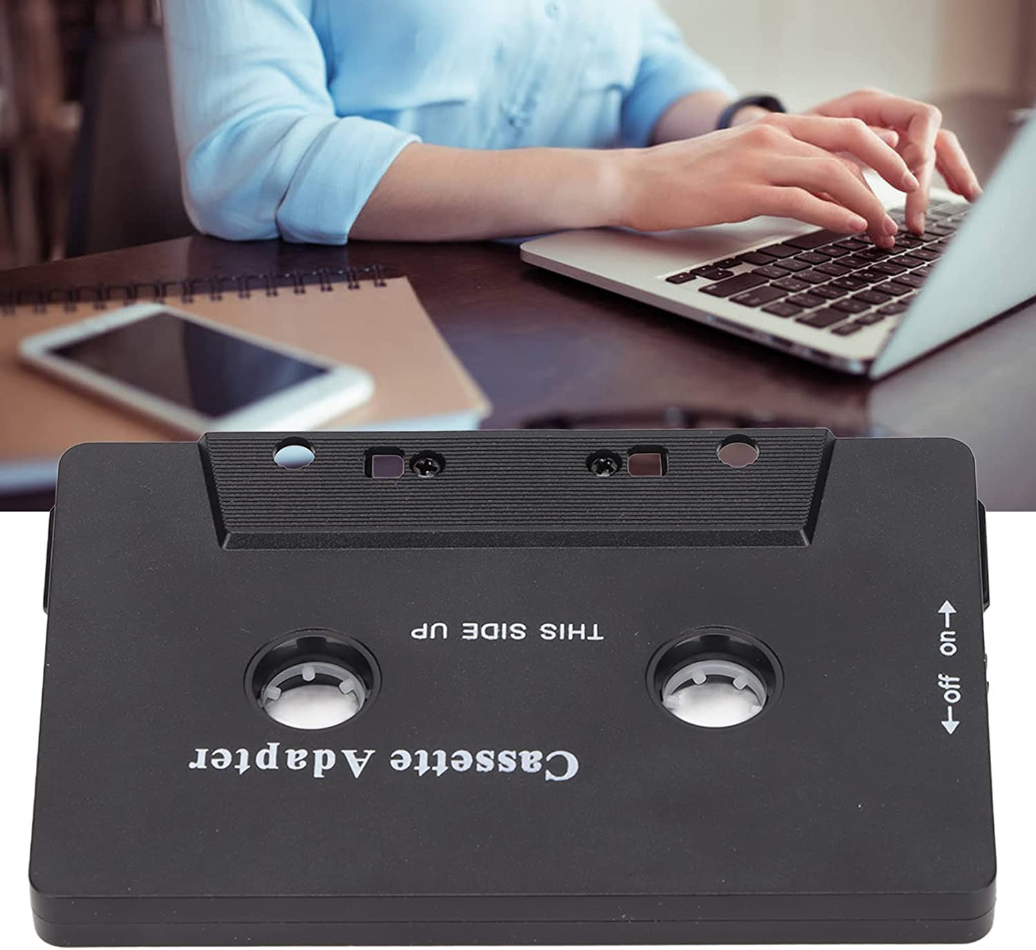 Bluetooth Cassette Adapter High Fidelity Stereo Tape Aux Receiver for Car Tablet image number 6