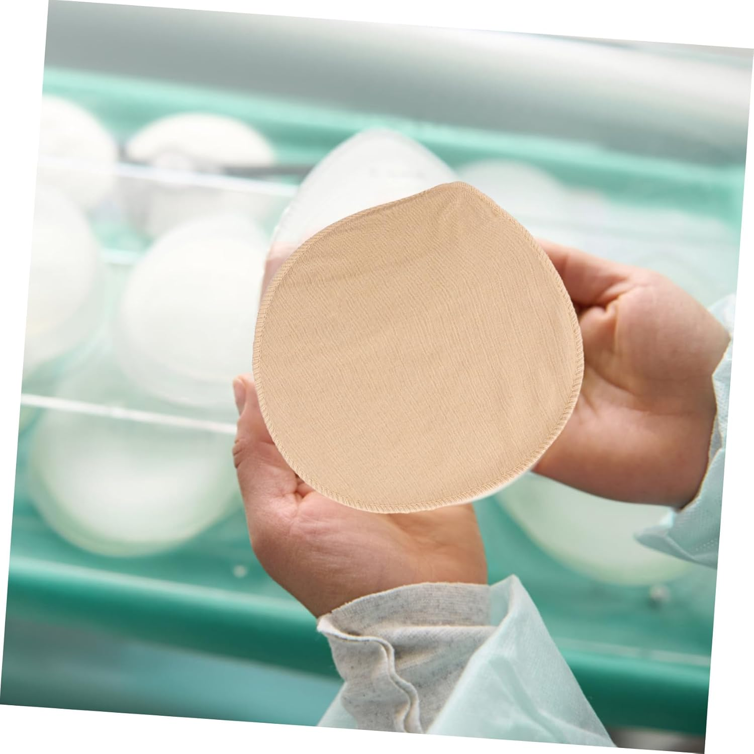 ROMISBABA Soft Women Bra Pads Sleeve Prosthesis Bra Pad Cover Bra Accessories for Women image number 3