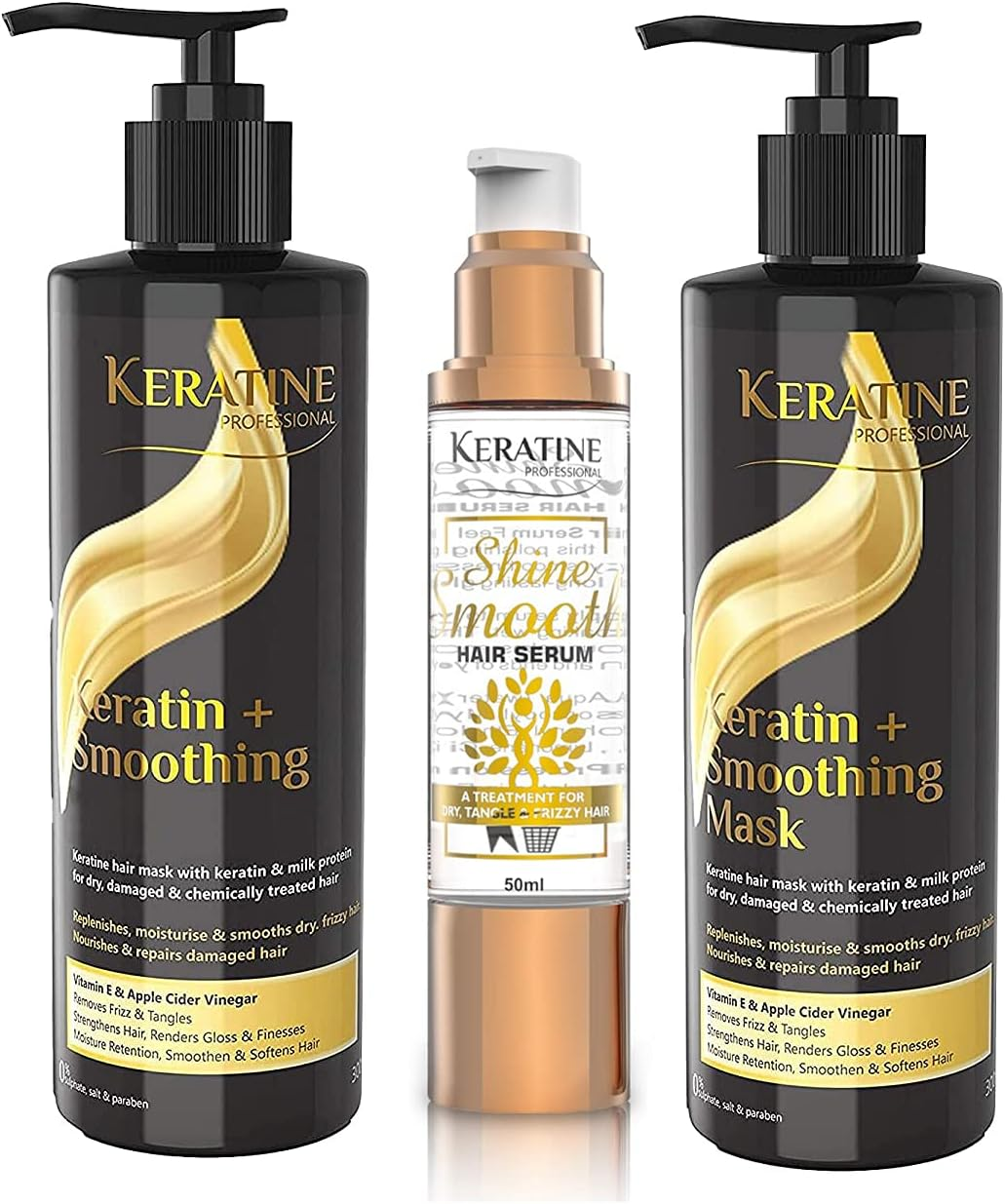 Black Combo (Shampoo, Mask & Serum Combo)