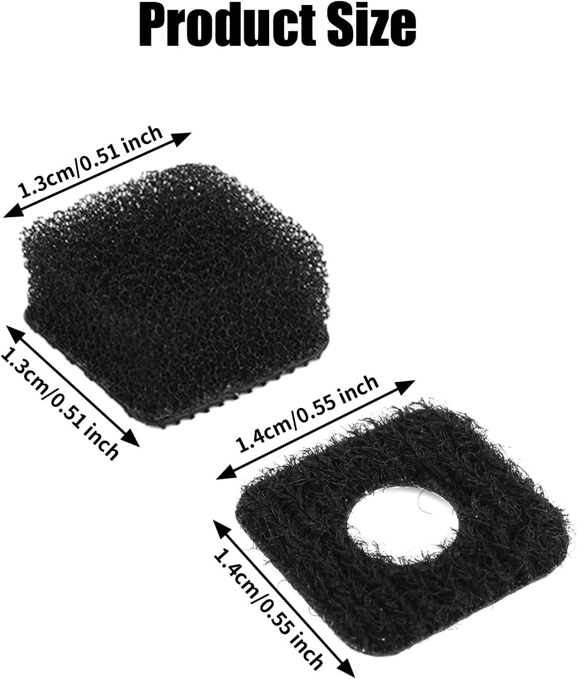 BOXOB 6 Sets Microphone Wind Muff for Insta 360 X4/X3 Camera, Anti-Noise Sponge Mic Windshield Replacement Wind Noise Reduction Cover Accessories for Clear Audio image number 4