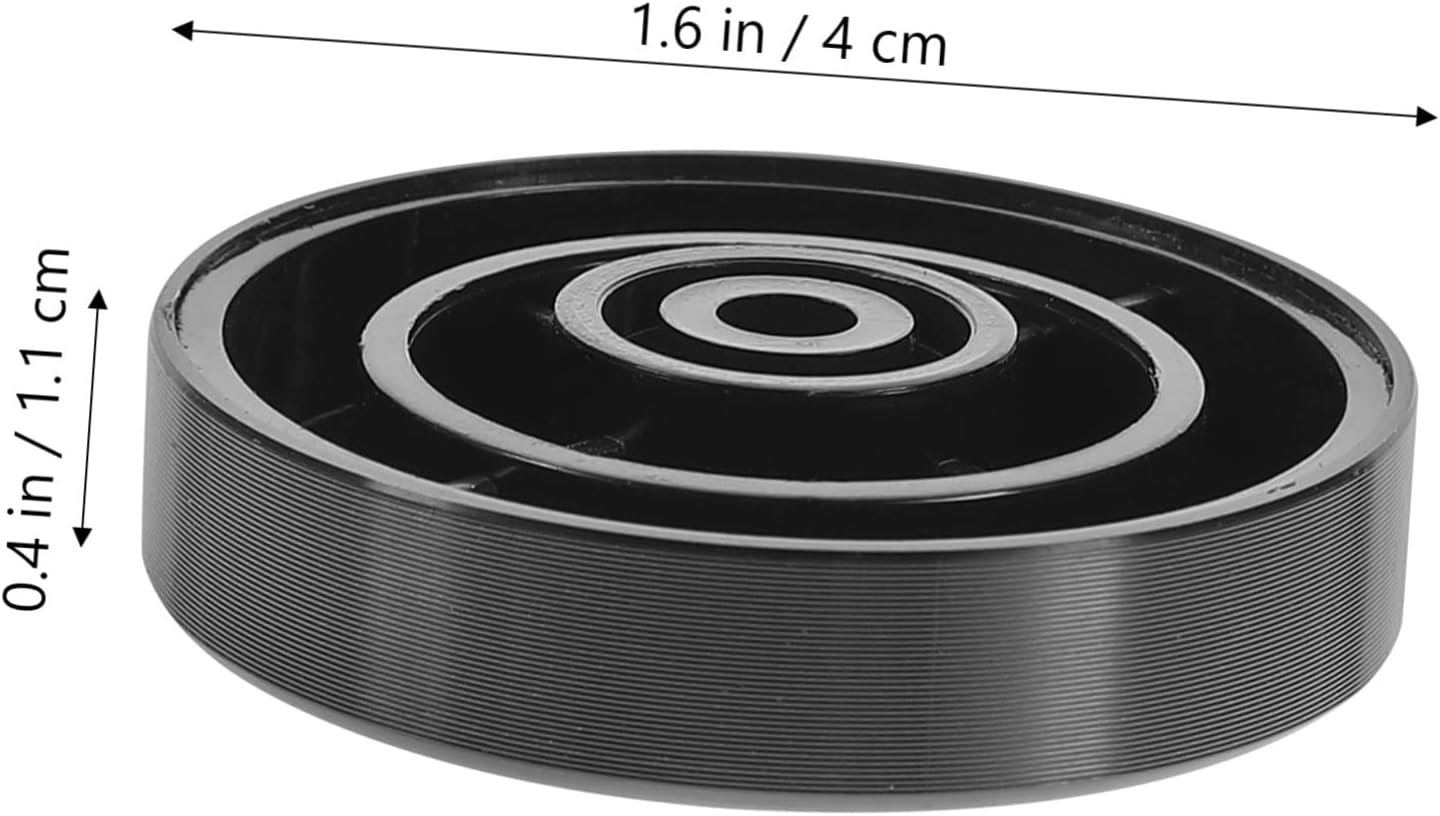 ELAYARD 4Pcs Speaker Isolation Pads and Spikes Set for Hifi Audio Equipment, Metal Shock Absorbing Feet 40X12Mm Black, Subwoofer and Turntable Vibration Dampers for Home Audio Systems image number 1