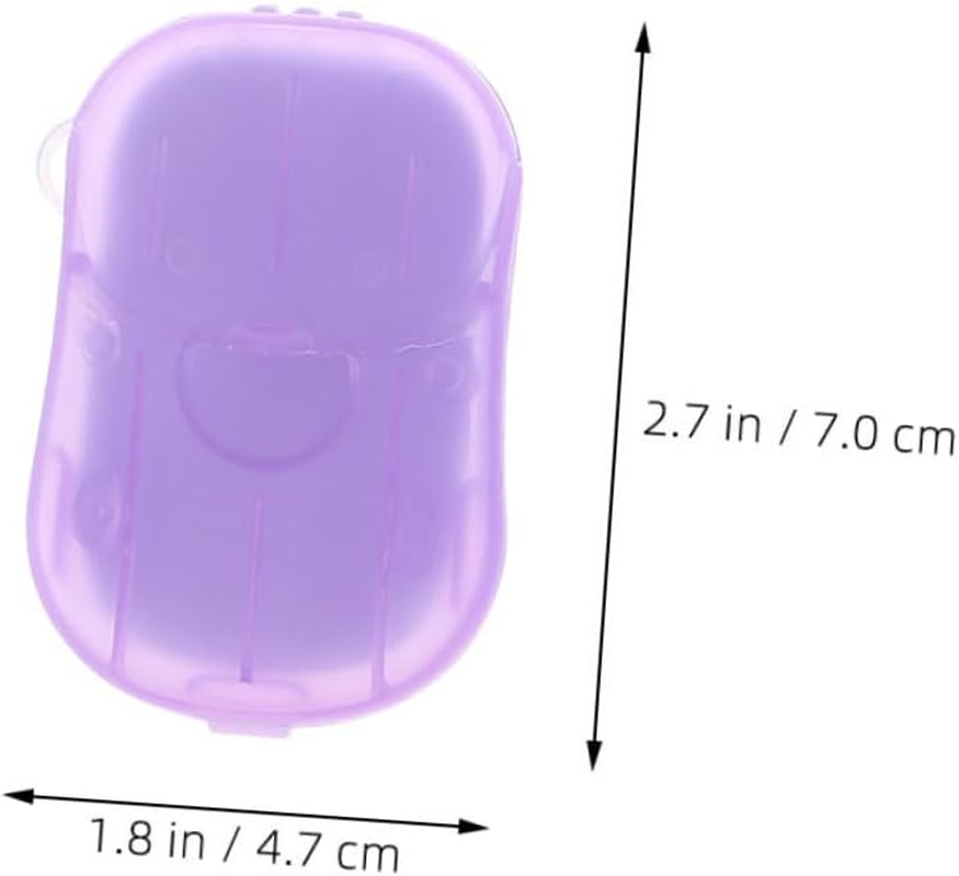 UPKOCH 10 Boxes Mini Portable Travel Soap Paper Sheets Disposable Hand Washing Bath Scented Paper Soap for Outdoor Travel Camping Hiking