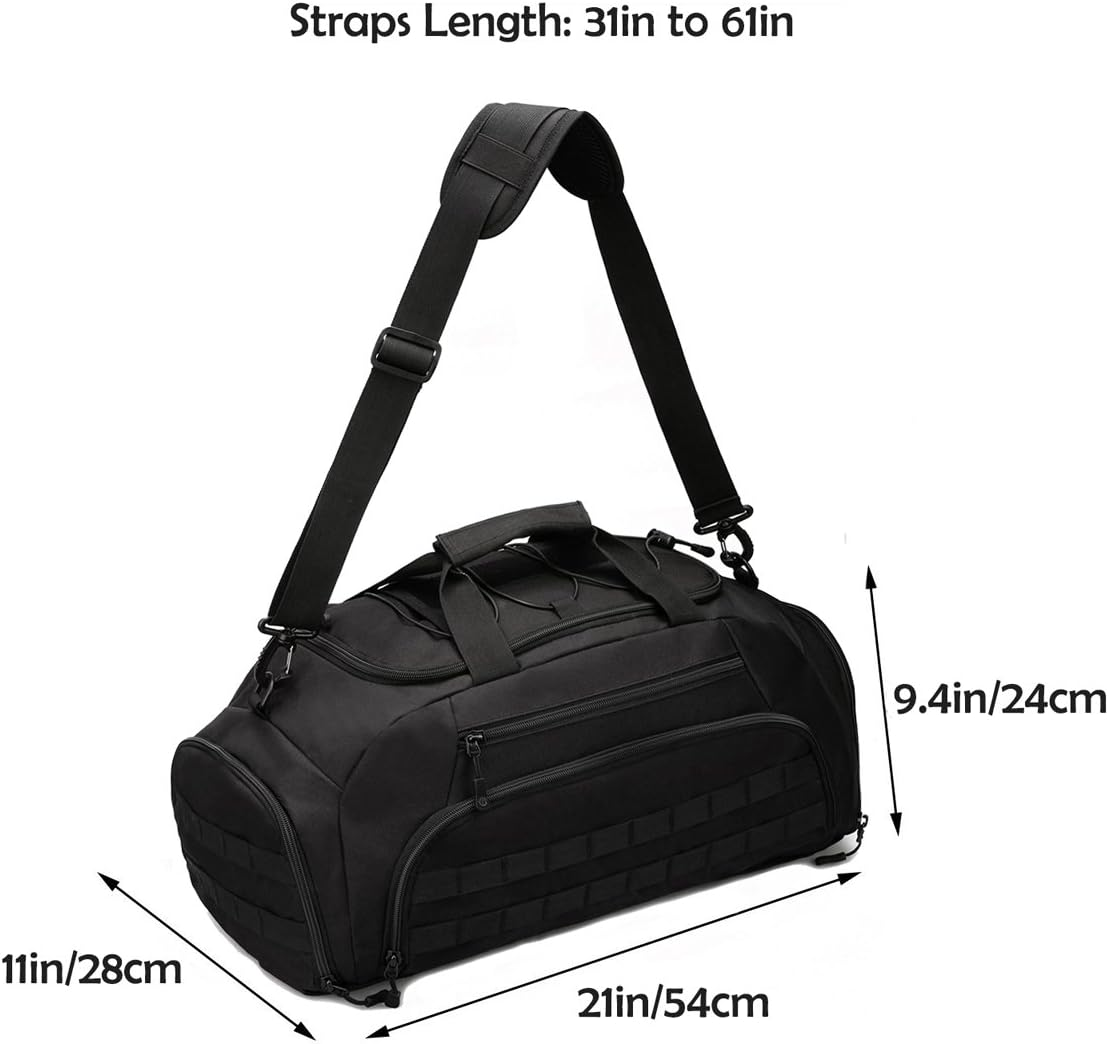 CREATOR Tactical Travel Daypack Outdoor Gym Bags Sports Duffels Bag Backpack Military MOLLE Shoulder Bags Handbag image number 2