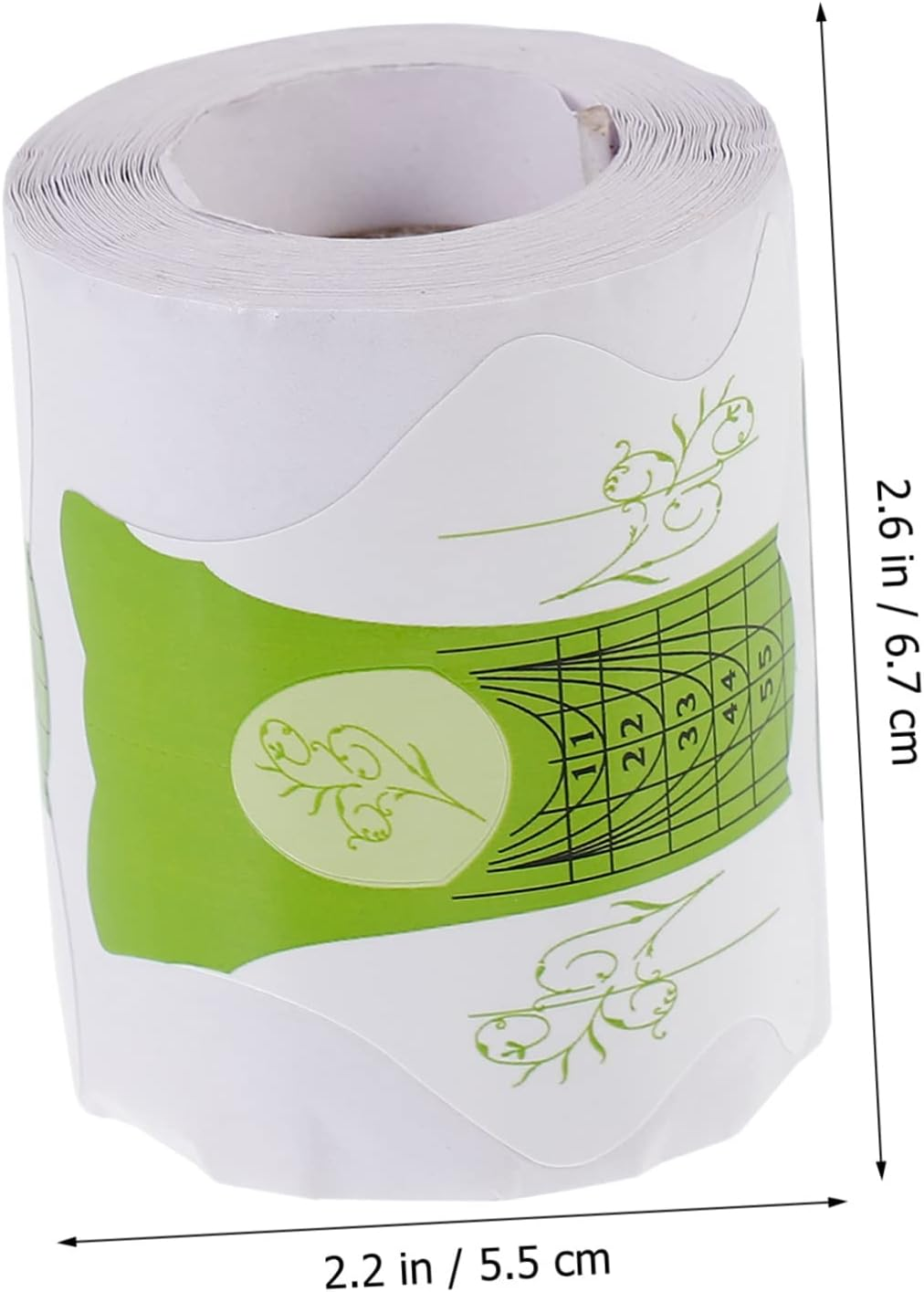 WEKADRIN 100Pcs Nail Extension Forms for Sculpting French Almond Coffin Nails Professional Tool image number 4