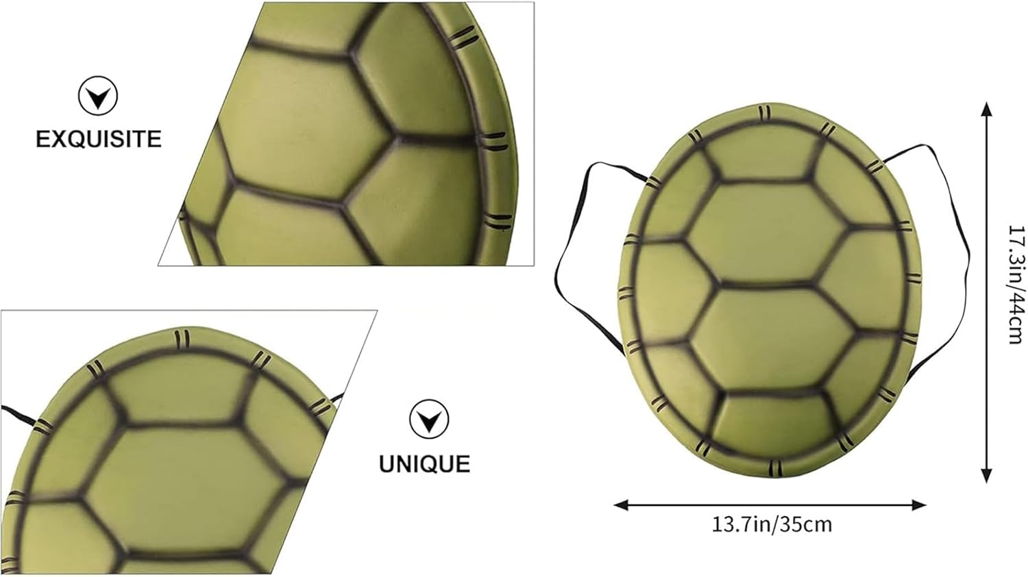 Halloween Turtle Shell Costumes for Kids 1Pcs Cosplay Props Turtle Shell Costumes Dancing Party Costumes image number 4