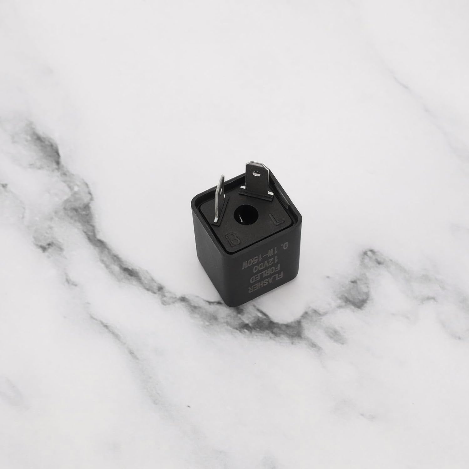 Emsea 2Pcs 12V Flasher Relay 2 Pin Motorcycle Flasher Relay Led Indicator Relay Audible Beeping Turn Signal Relay for Motorcycle, 0.1-150W Load Capacity image number 3