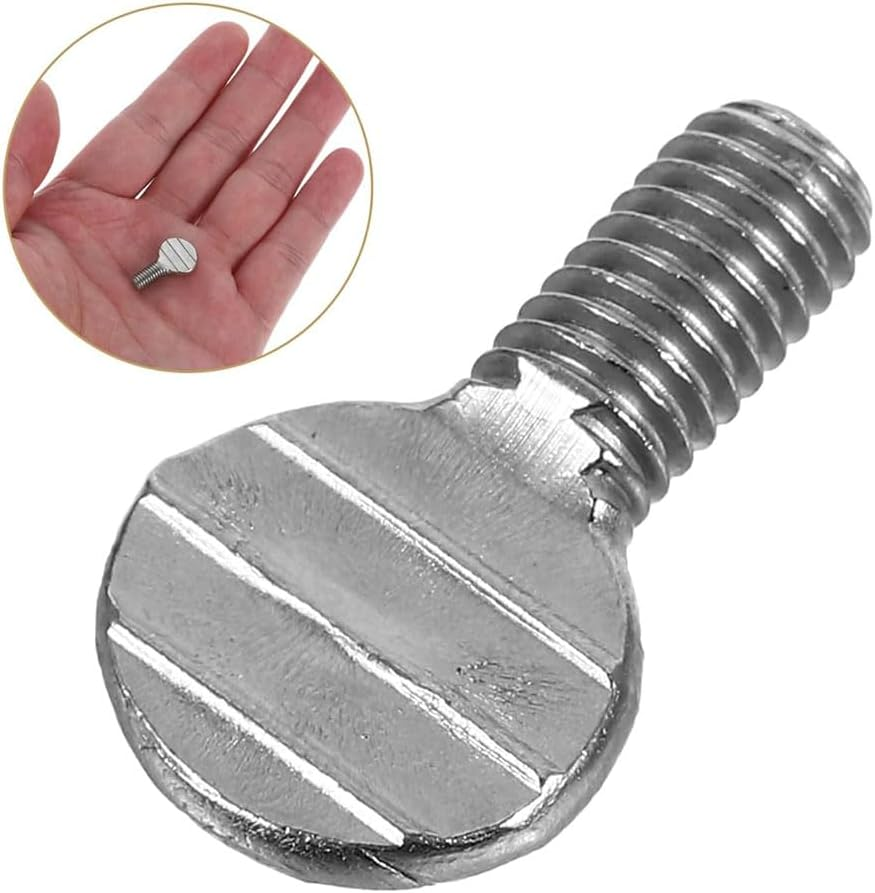 10 Pcs Stainless Steel Rotisserie Screws for Electric Ovens and Air Fryers，Secure Thumb Fasteners, Durable BBQ Grill Accessories, Rust Proof Kitchen Tools for Stable Cooking
