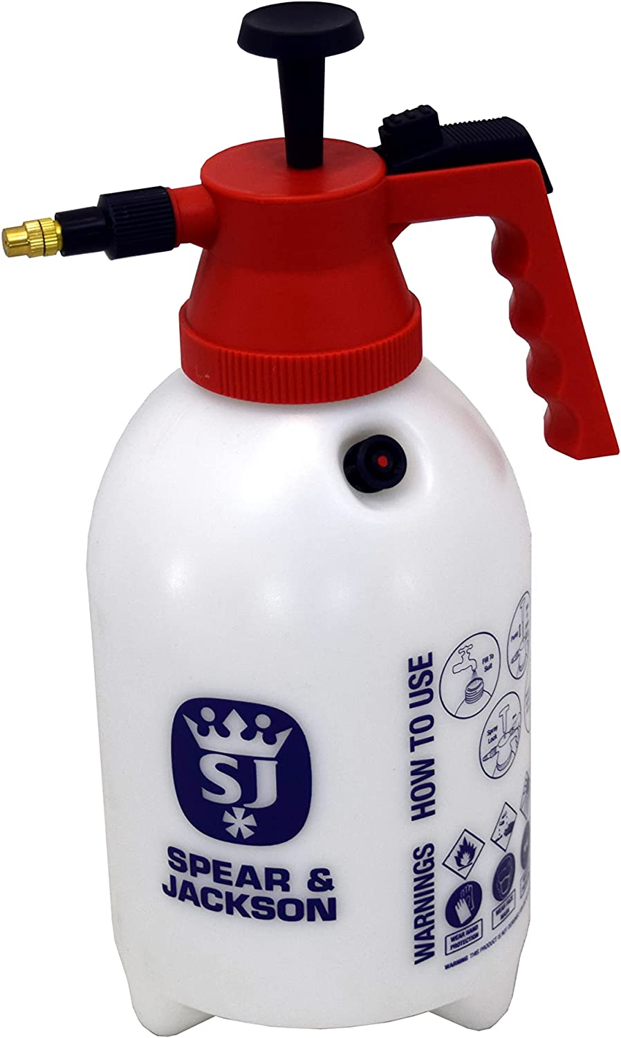Spear & Jackson 2LPAPS 2 Litre (0.5 Gallon) Pump Action Pressure Sprayer image number 1