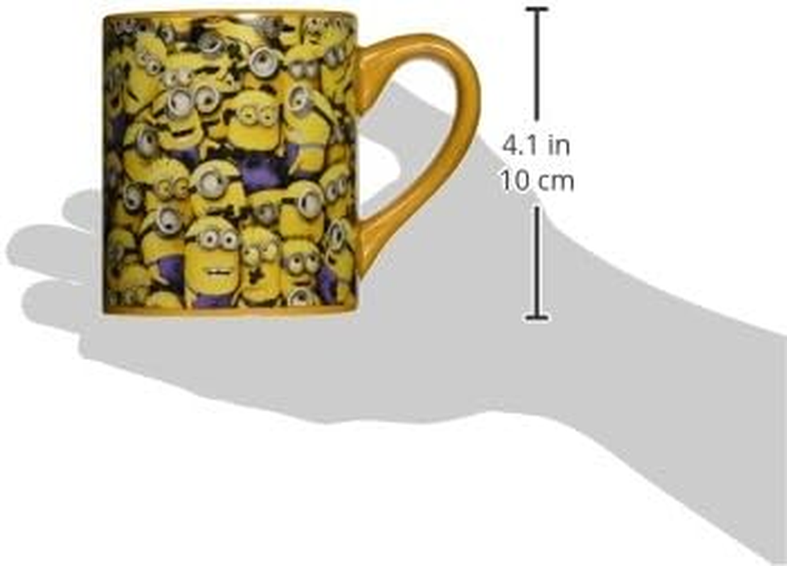 Silver Buffalo DM0132 Despicable Me Cluttered Minions Ceramic Mug, 14-Ounces,Yellow image number 3